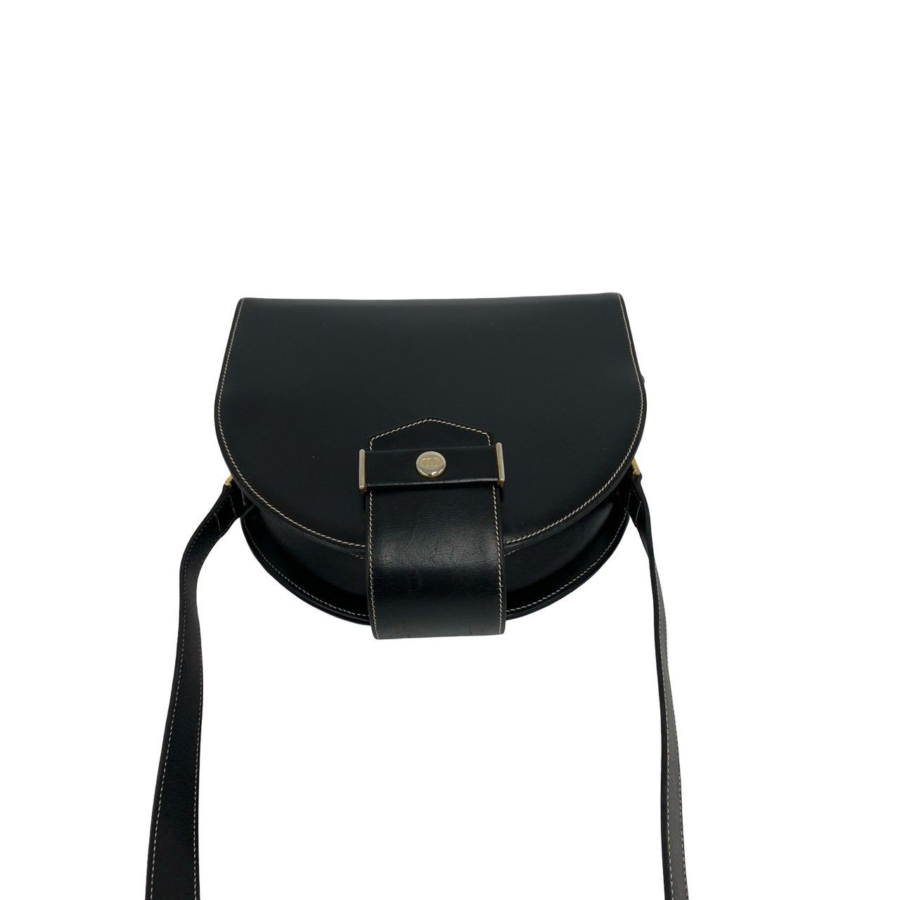 極 美品 箱付き Christian Dior ディオール ヴィンテージ CD ロゴ 金具