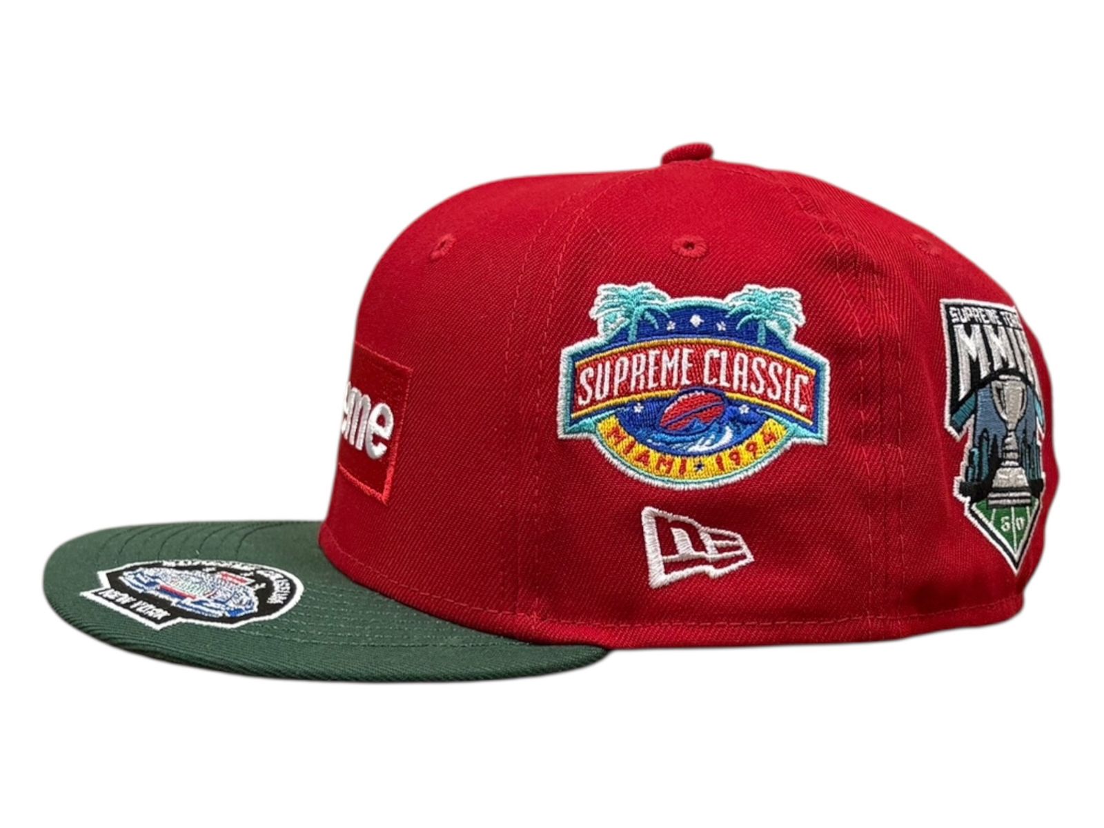 NEWERA (ニューエラ) ×Supreme キャップ RN11493 56.8cm レッド メンズ
