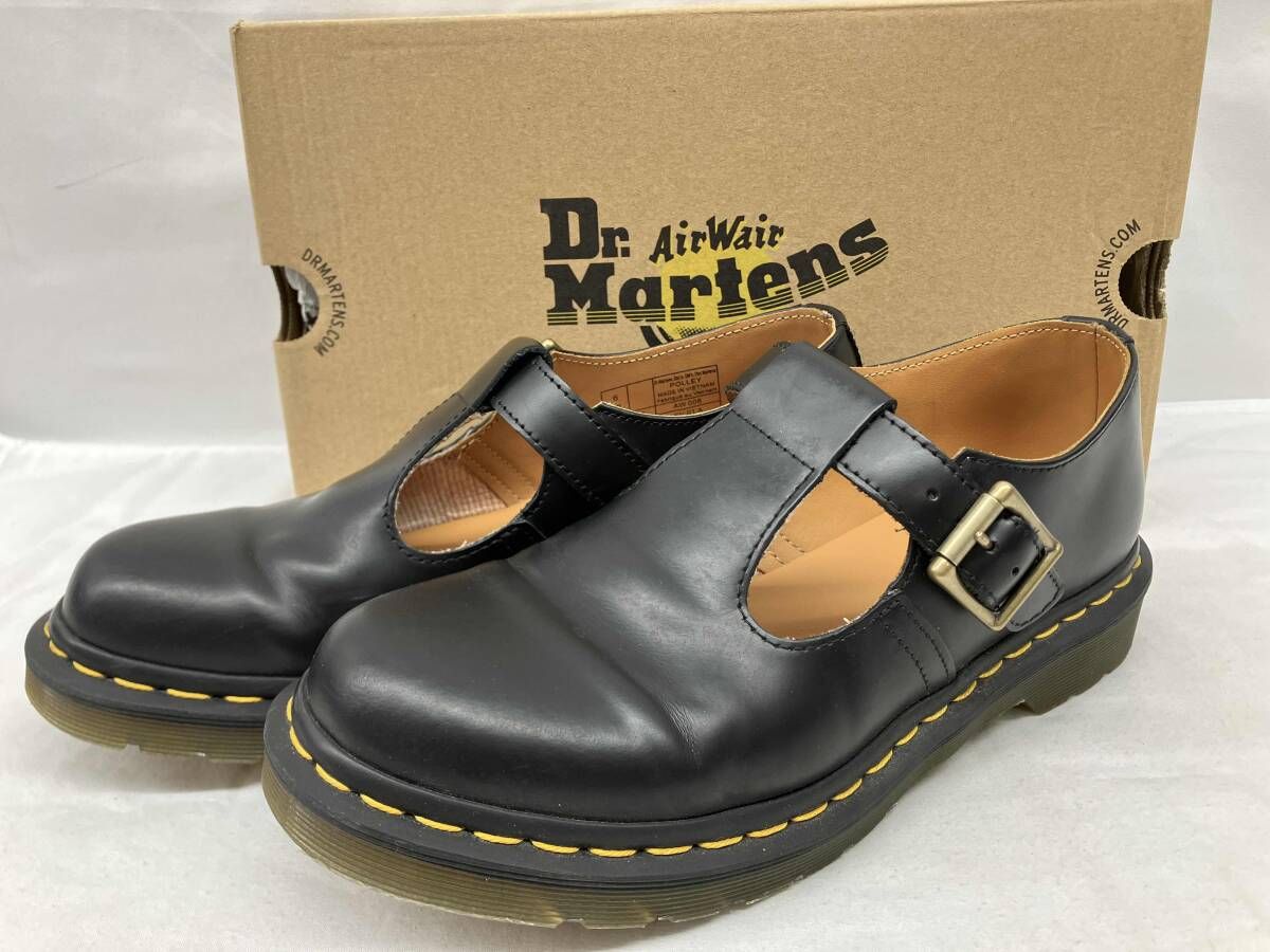 Dr.Marten ドクターマーチン　KV01A POLLEY ポリー　Tバーシューズ　メリージェーン　箱付き　ブラック サイズ　UK6 約25.0cm 7,980円
