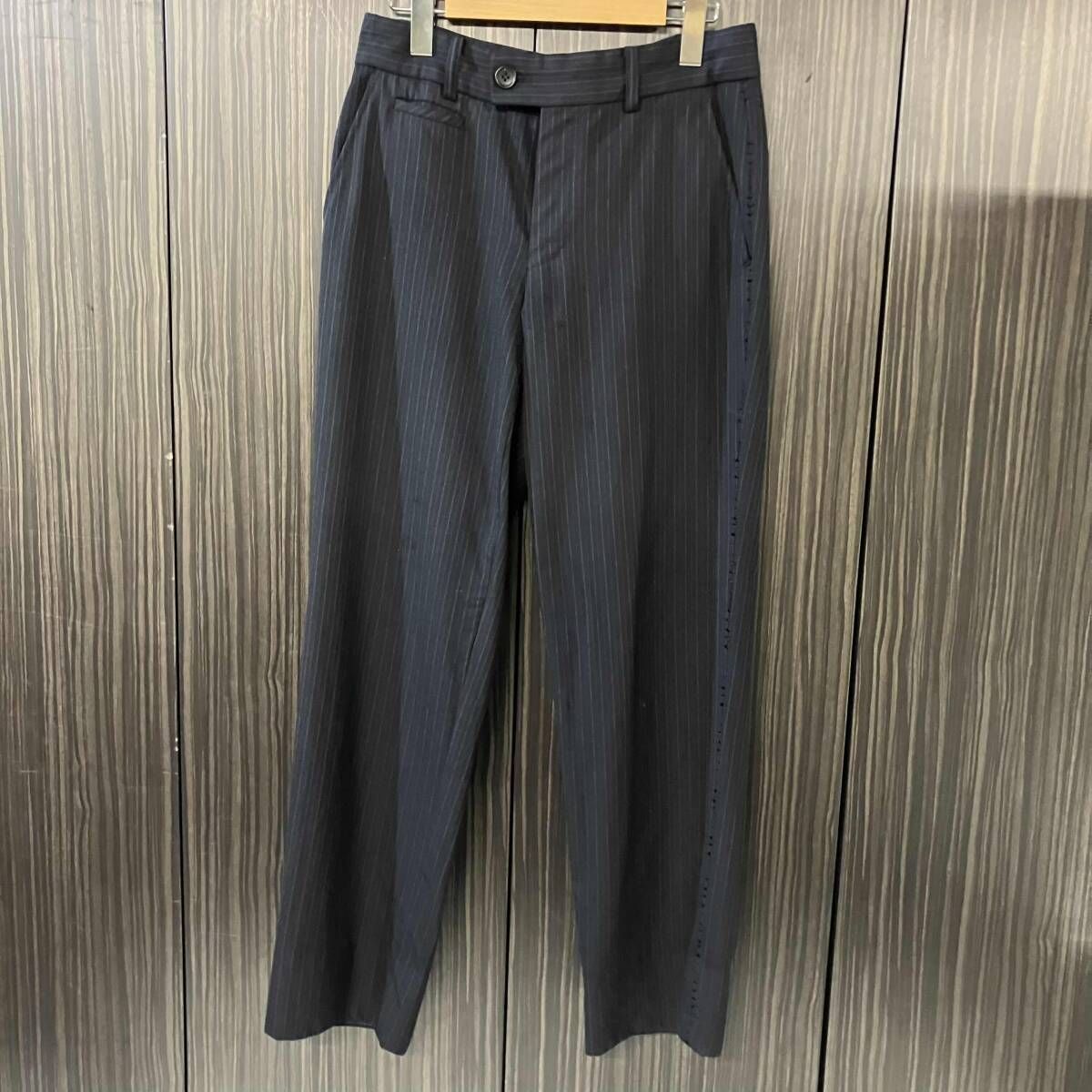 ISSEYMIYAKE MEN サイドステッチデザイントラウザー　ME53FF026 サイズ1 ダメージ有り　イッセイミヤケメン