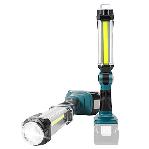 ☆新品☆充電式LEDワークライト 18v ライト 照明 投光器 作業灯 35W 2000lm 高輝度 マキタ14.4/18Vバッテリ対応緊急用照明 停電用 自動車整備 釣り 夜間作業 夜釣り アウトドア キャンプ用 バッテリ別売(本体のみ) df2bcde7