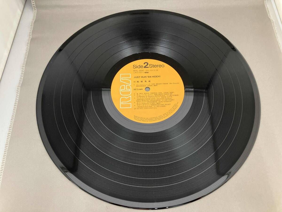 2discs LP 西城秀樹 Just Run 84 RHL3041 RCA /00660 人気新品新作 2discs LP 西城秀樹 Just Run 84 RHL3041 RCA /00660