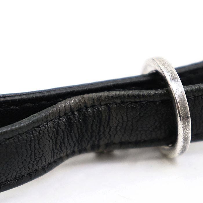 希少】CHROME HEARTS クロムハーツ レザー ブレスレット メンズ