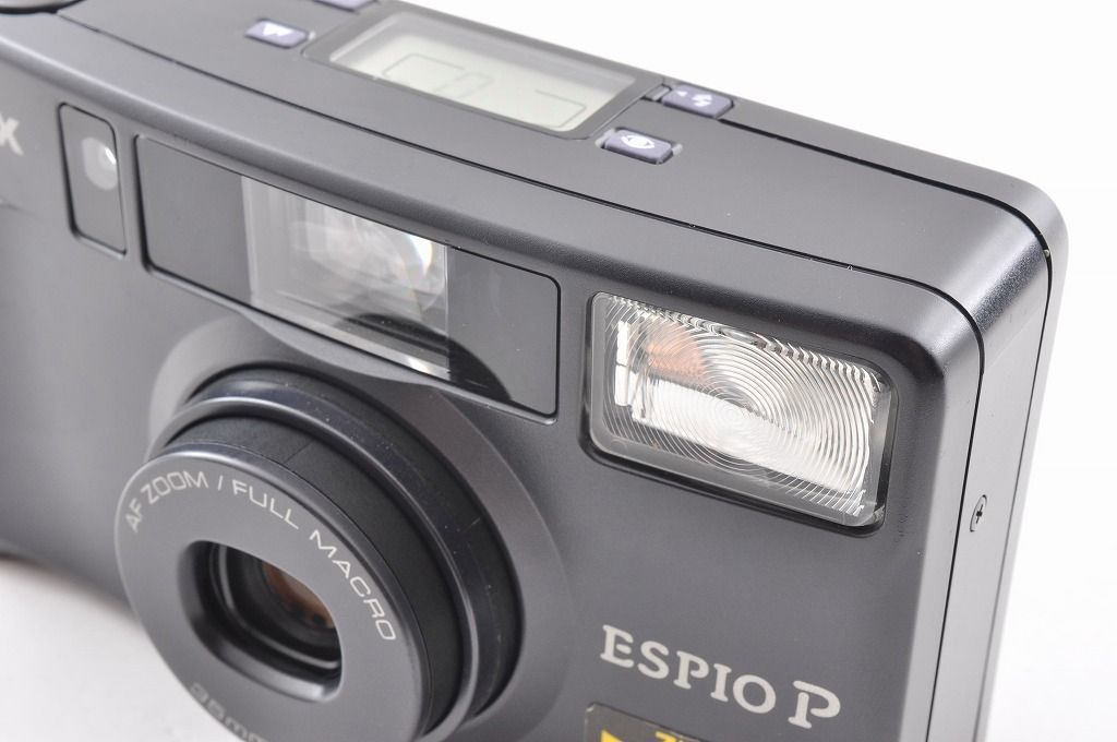 PENTAX ESPIO P フィルムカメラ中古 テスト撮影済　送料込. 2ヶ月保証付き】PENTAX ESPIO P ブラック コンパクトフィルムカメラ