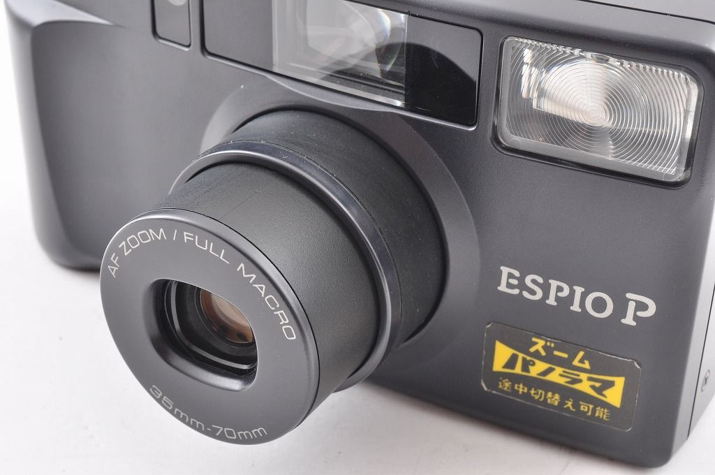 2ヶ月保証付き】PENTAX ESPIO P ブラック コンパクトフィルムカメラ
