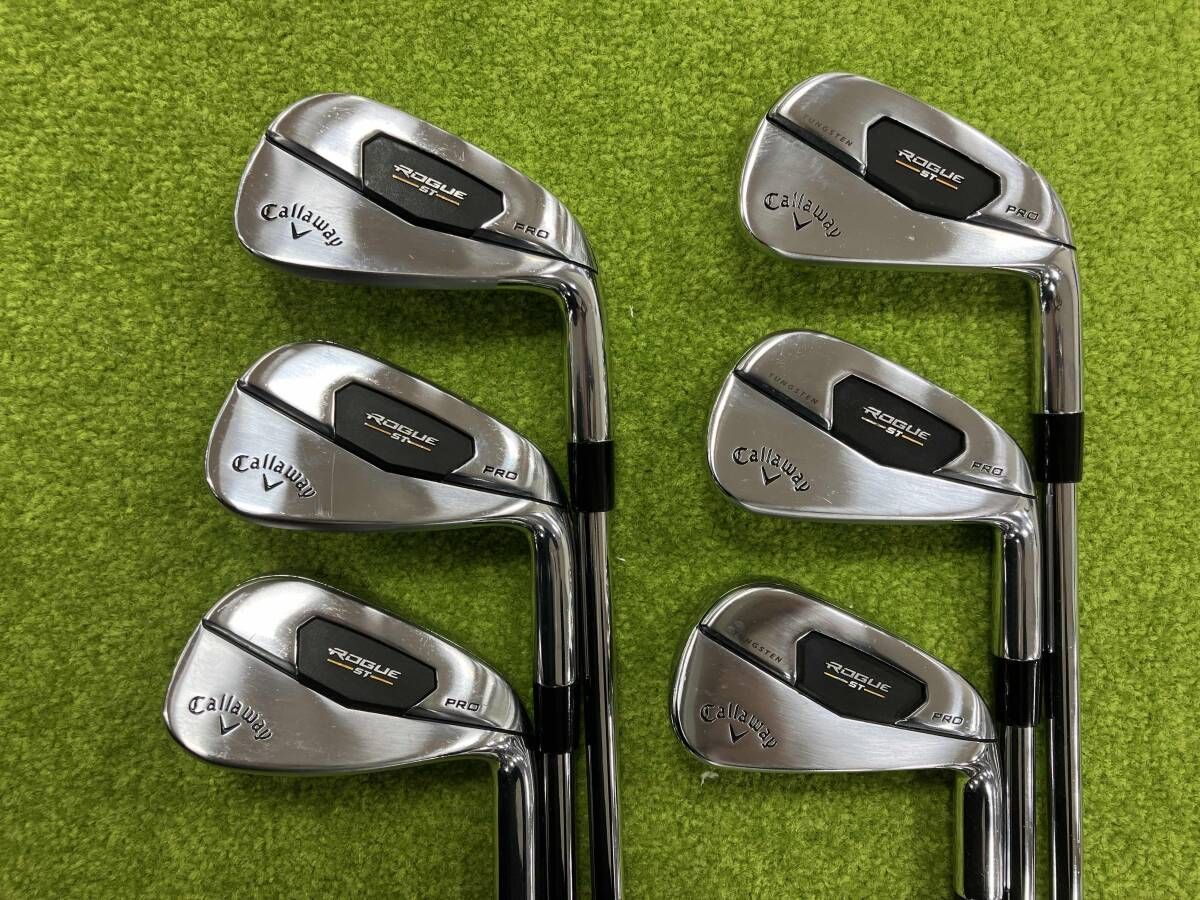 キャロウェイ ROGUE ST PRO アイアンセット 5〜9,P ６本セット Dynamic Gold 105 フレックスS
