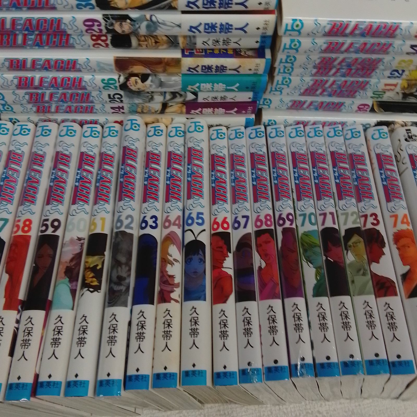 ☆①【未開封あり】BLEACH ブリーチ 1～74巻 コミック全巻＋関連本4冊