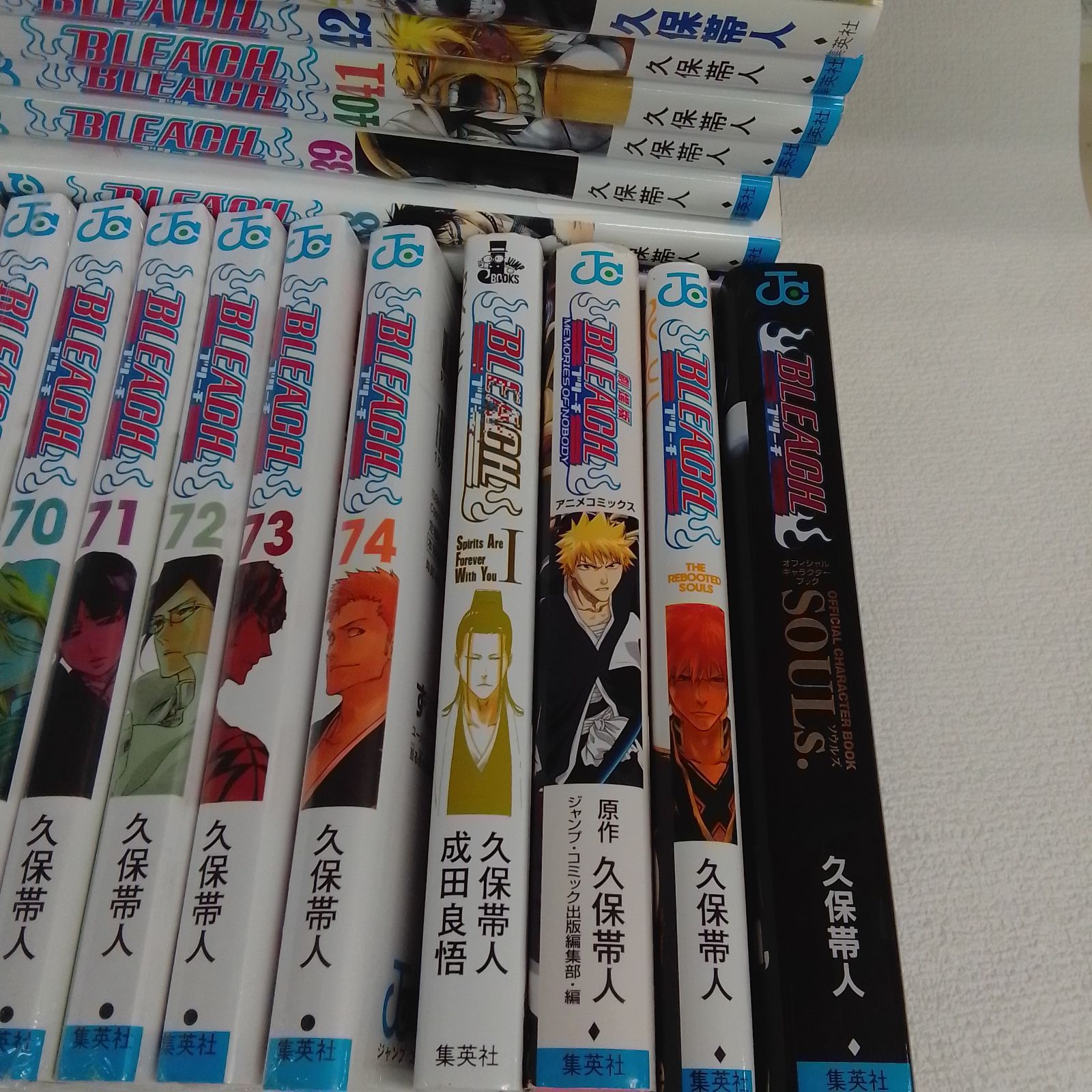 ☆①【未開封あり】BLEACH ブリーチ 1～74巻 コミック全巻＋関連本4冊