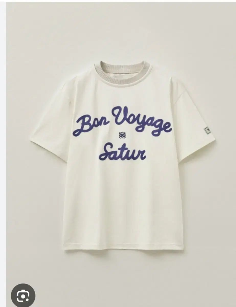 (23年) SATUR ロゴ 刺繍 ボヤージ 半袖 Tシャツ Classic XL