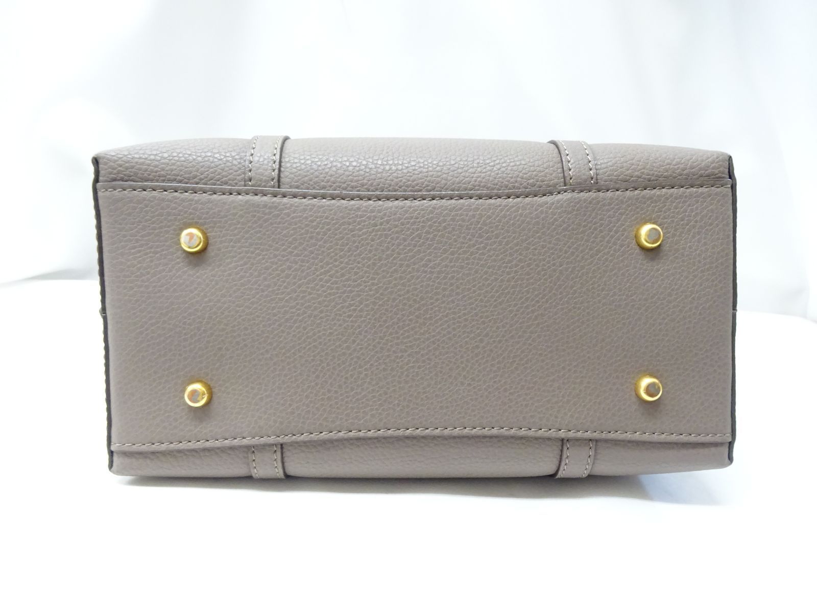 TORY BURCH(トリーバーチ) トートバッグ - グレーベージュ レザー 