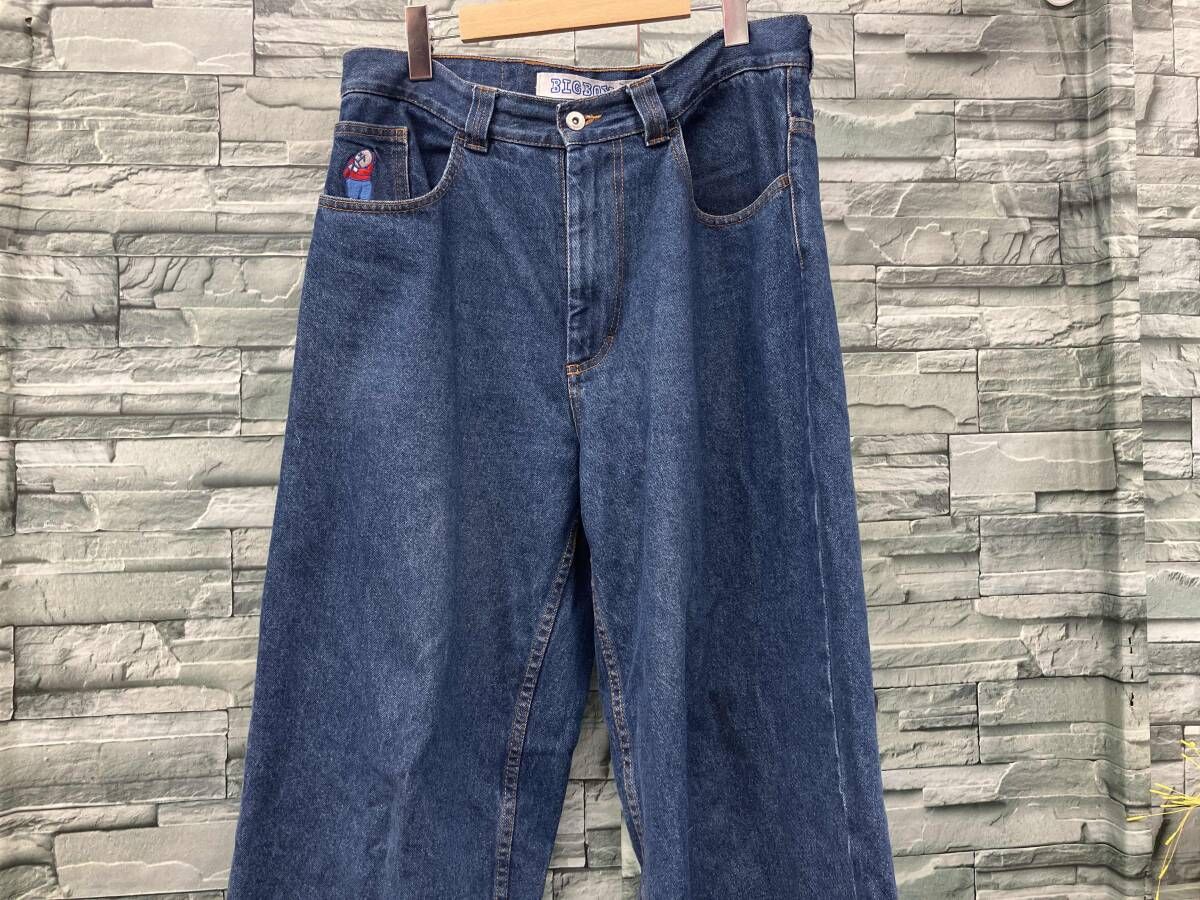 POLAR SKATE CO. Big Boy Jeans/ジーンズ/刺繍ロゴ/インディゴ 