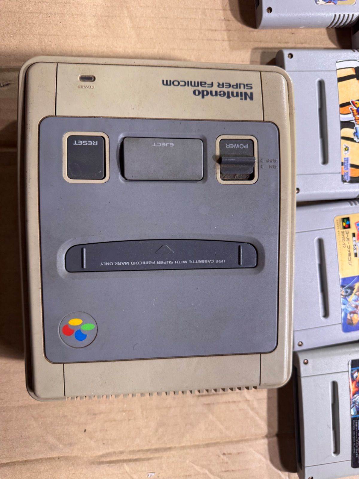 ジャンク】スーパーファミコン 本体 ＋ 名作ソフト14本 まとめ売り