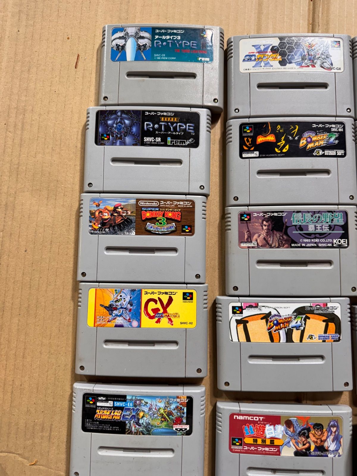 ジャンク】スーパーファミコン 本体 ＋ 名作ソフト14本 まとめ売り