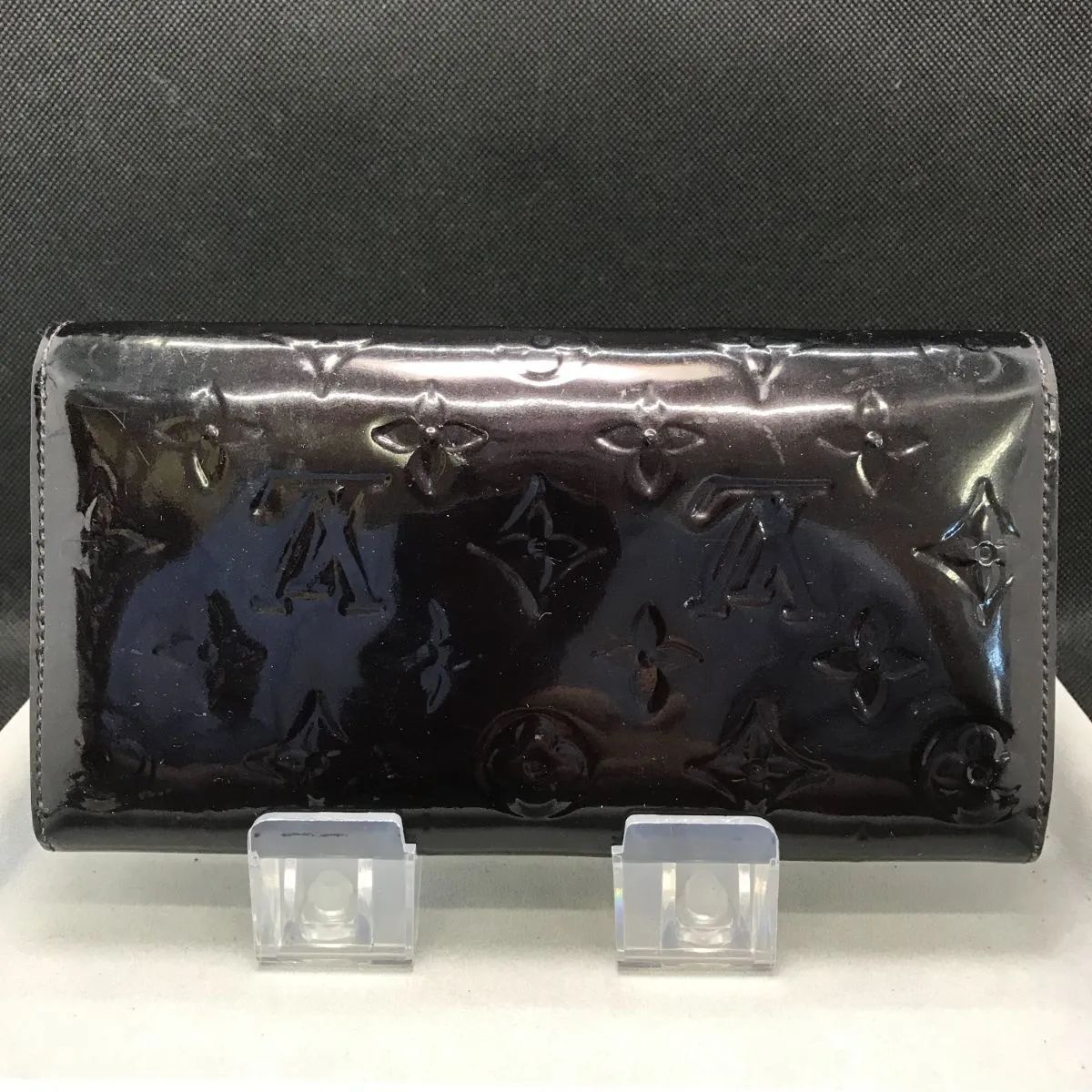 LOUIS VUITTON ルイヴィトン 長財布 ポルトフォイユサラ ヴェルニ