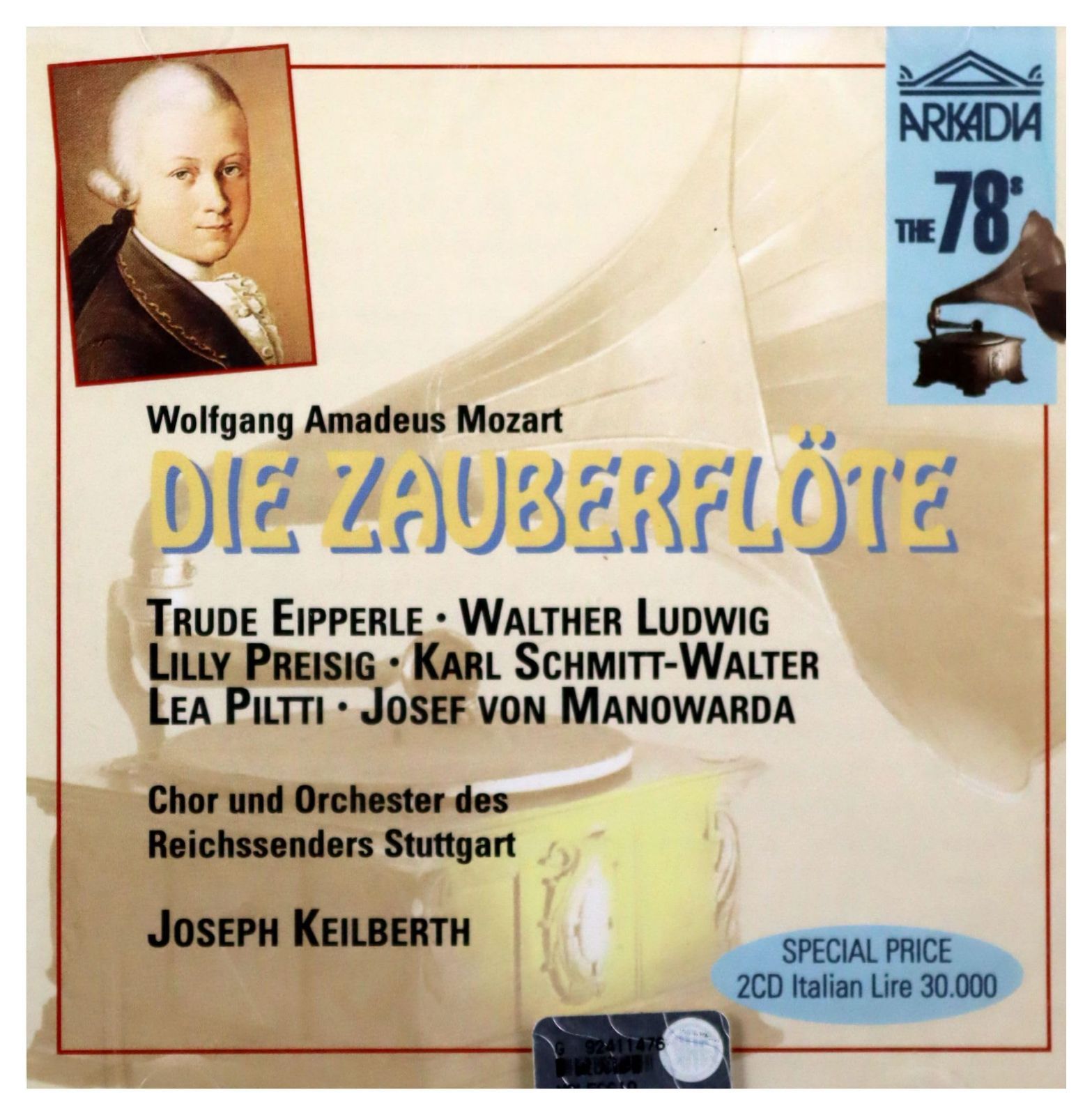 【CD】Mozart;Die Zauberflote