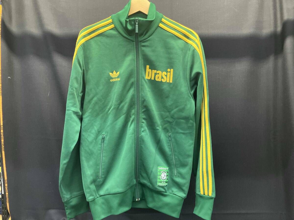 adidas アディダス ブルゾン トラックジャケット ブラジル AK9001 L グリーン