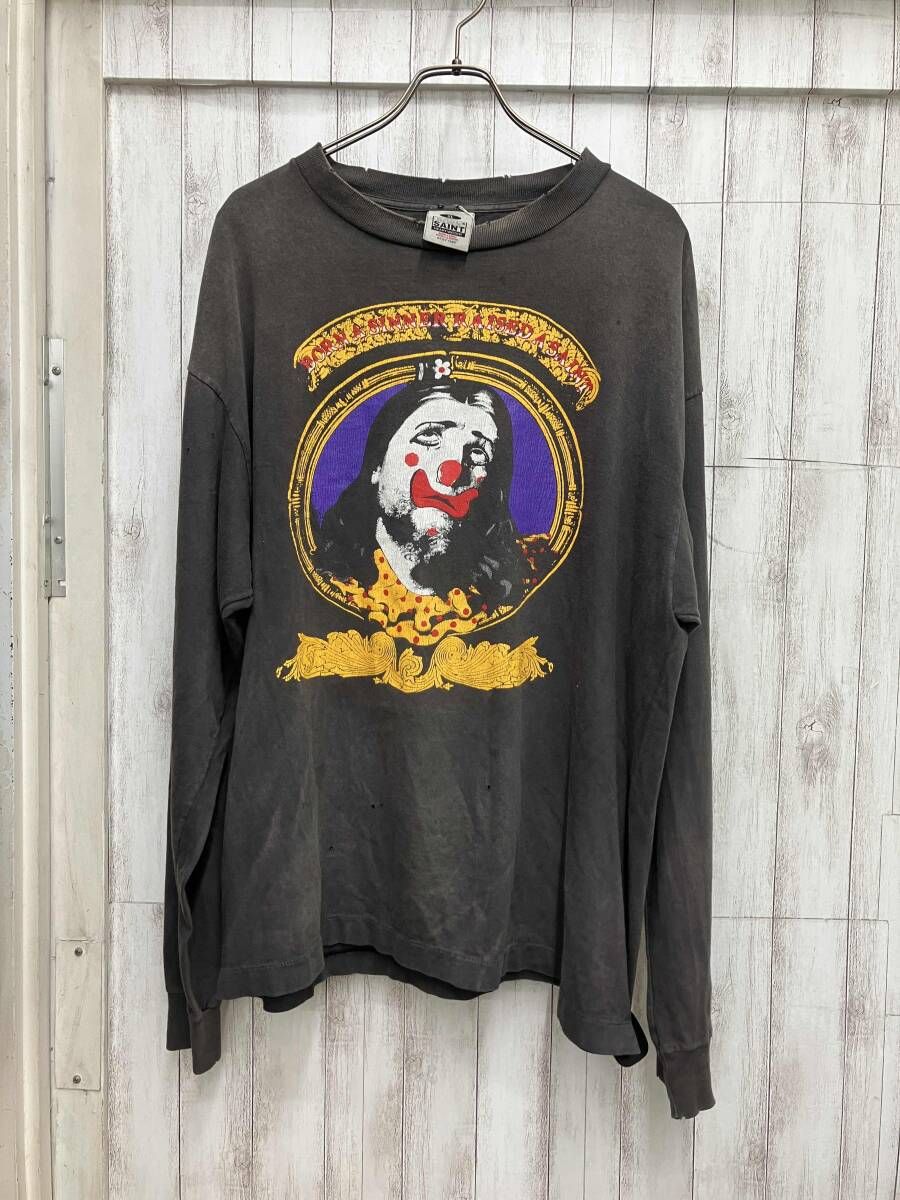 SAINT MICHAEL X BORN X RAISED/長袖Tシャツ/BORN SAINT SM-YS1-0000