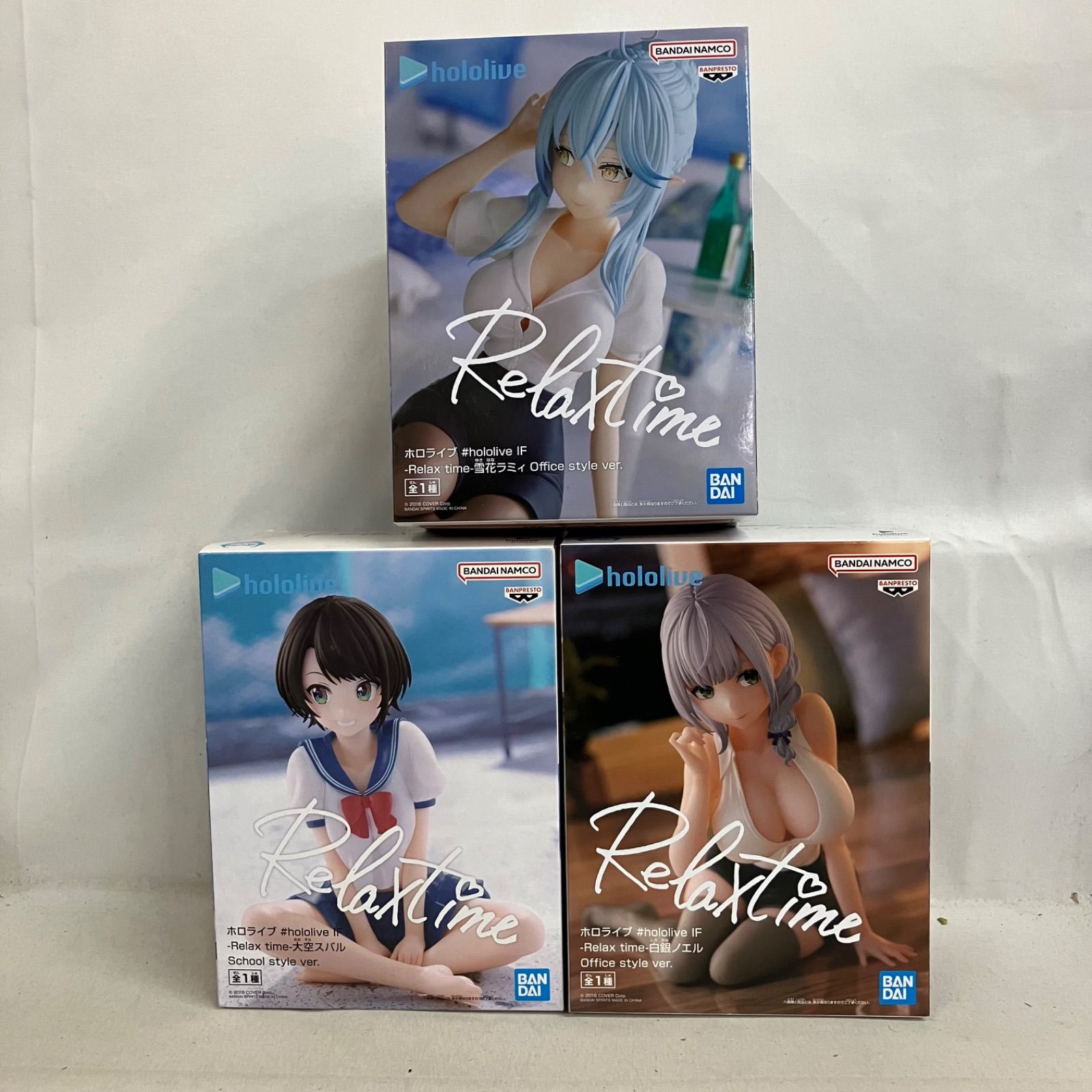未開封 ホロライブ Relax time 大空スバル 他 フィギュア 6個セット 