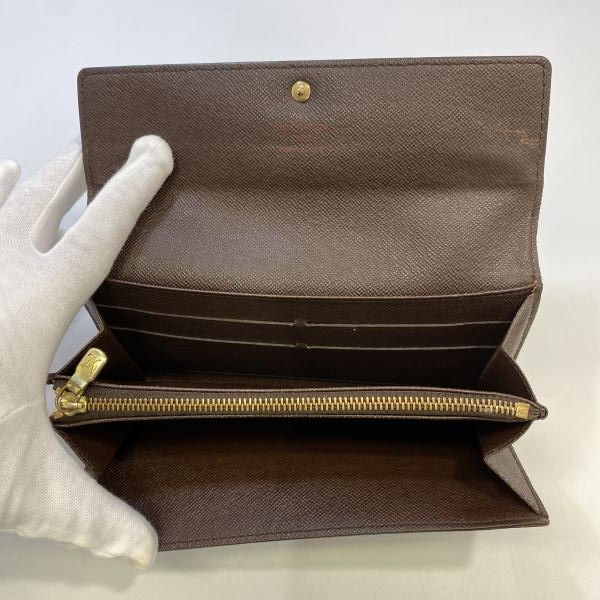 中古】LOUIS VUITTON ポルトフォイユ サラ ダミエ N61374 R-C ルイ