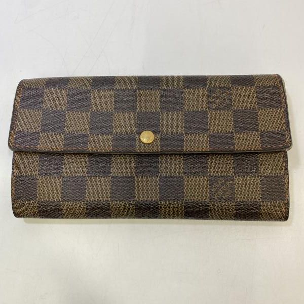 LOUISVUITTON ダミエ ポルトフォイユ サラ 男女兼用 中古】LOUIS VUITTON ポルトフォイユ サラ ダミエ N61374 R-C ルイ