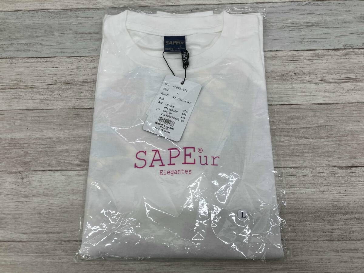 SAPEur／サプール／半袖Tシャツ／ARCHIVE SERIES MULTI CAMO HEAD／デニス・ロッドマン／Lサイズ／メンズ／ホワイト／A0025-333