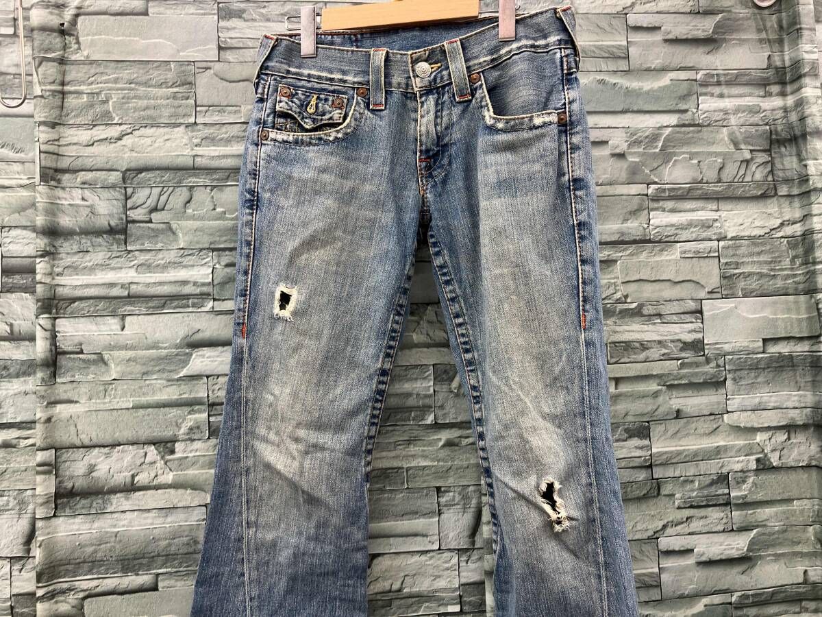 TRUE RELIGION/ジーンズ/JOEY/ブーツカットデニム/ブルー/ROW28