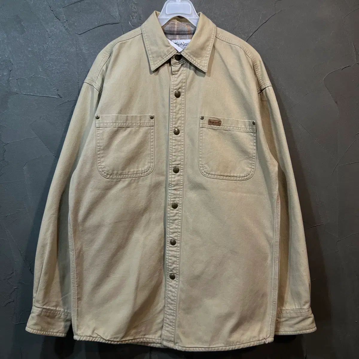 S Carhartt カーハート ヴィンテージ ワークシャツ