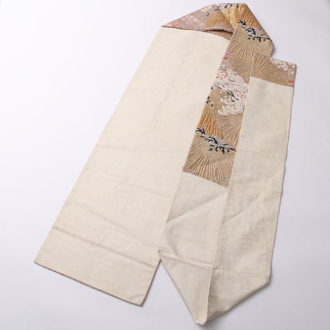 専用帯6868 ●高級 正絹 名古屋仕立て 名古屋帯 特価！アンティーク 九寸名古屋帯 Bランク 帯丈333cm 正絹 六通 名古屋