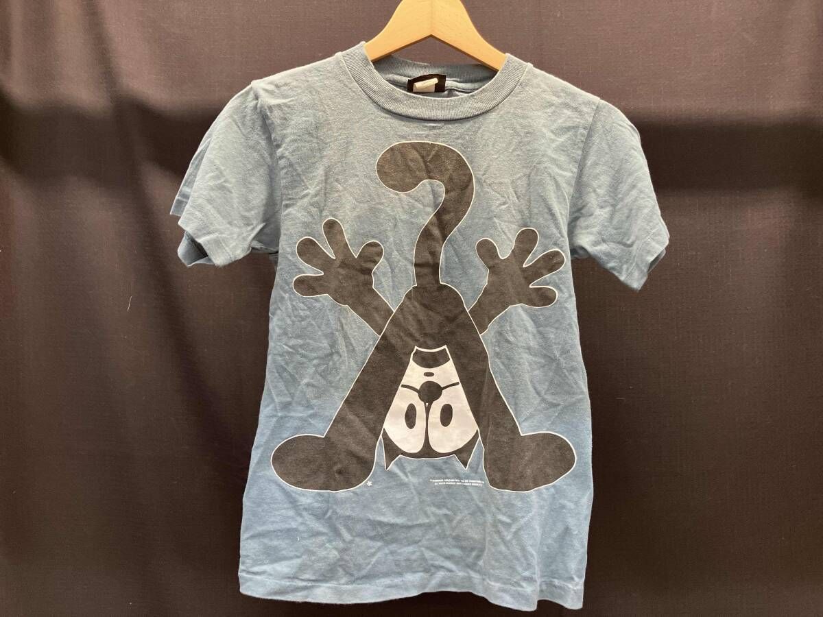 Changed Felix the Cat チェンジーズ フィリックス・ザ・キャット 半袖Tシャツ カットソー ブルーグレー 90s 米国製 汚れ有 古着