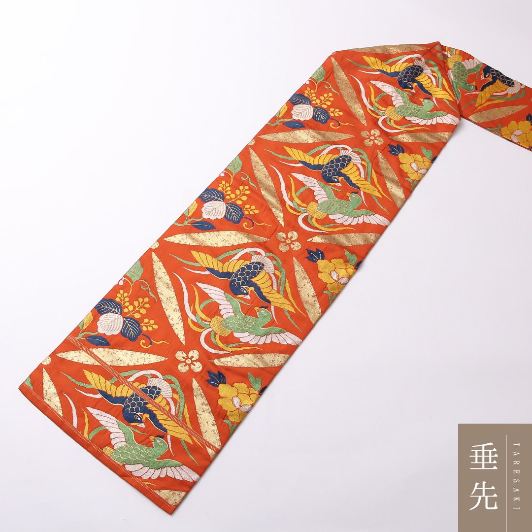 特価！アンティーク 九寸名古屋帯 Aランク 帯丈333cm 正絹 六通 名古屋