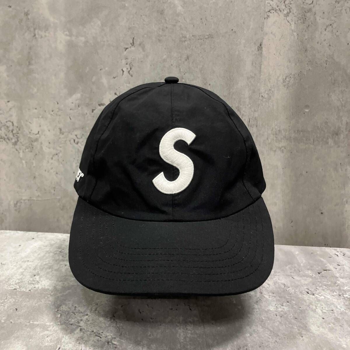 Supreme gore-tex Sロゴキャップ ブラック シュプリーム