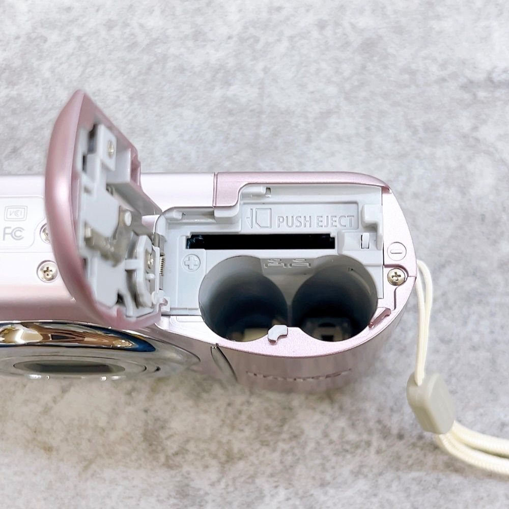 H-1392 Canon PowerShot A1100 IS PC1354 ピンク 動作確認済み 1210万