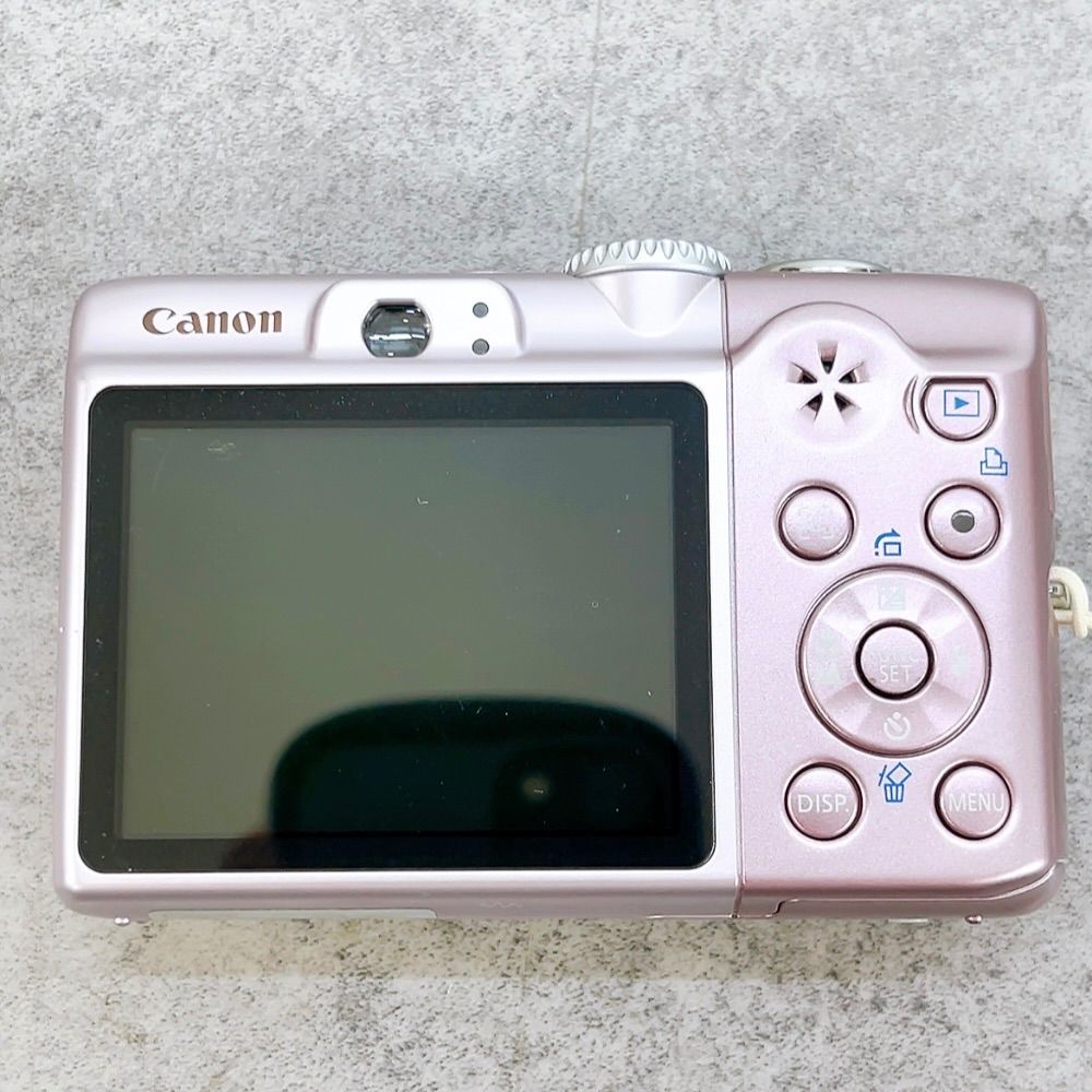 H-1392 Canon PowerShot A1100 IS PC1354 ピンク 動作確認済み 1210万