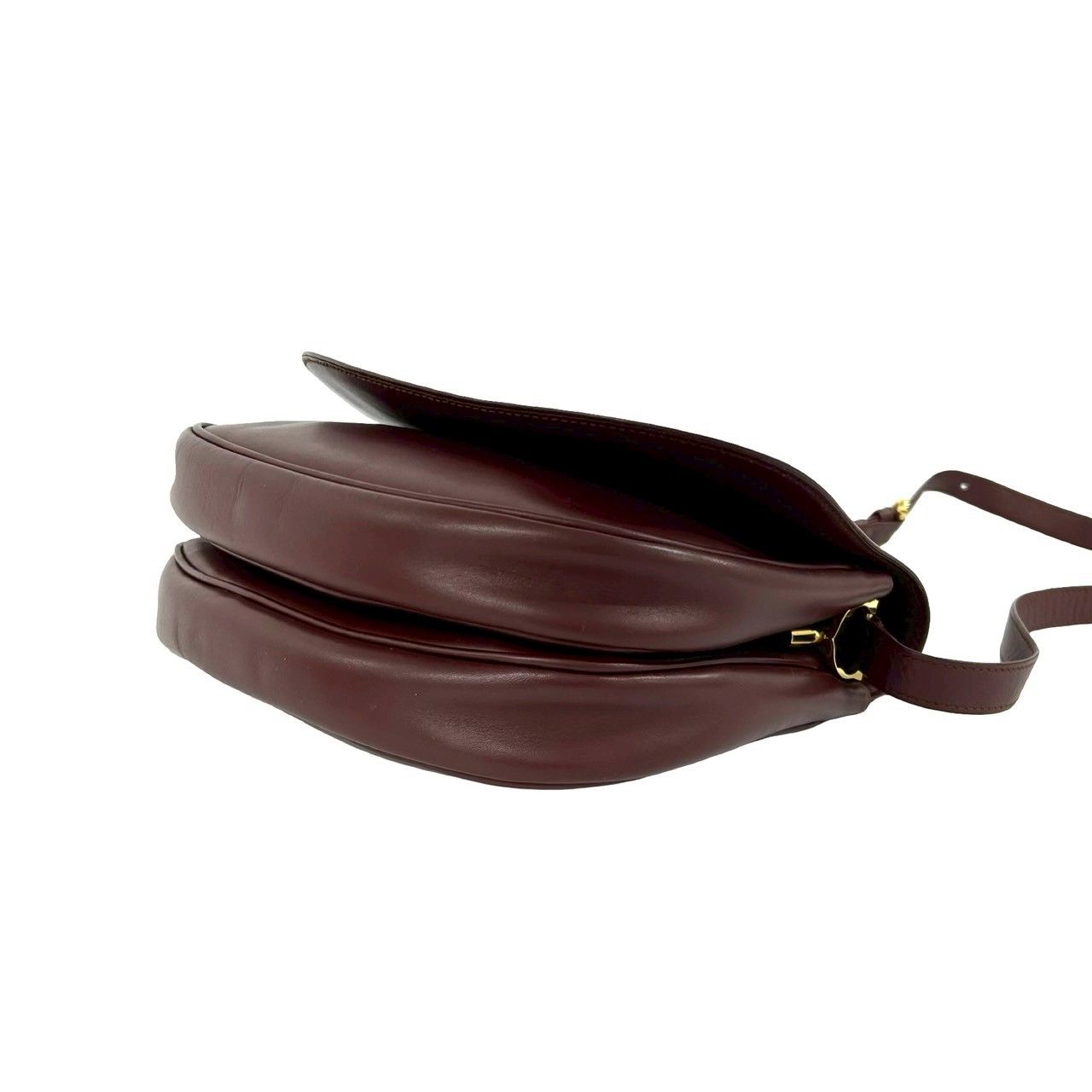 【極美品】Cartier Les Must ショルダーバッグ 極 美品 CARTIER カルティエ ヴィンテージ マストライン レザー