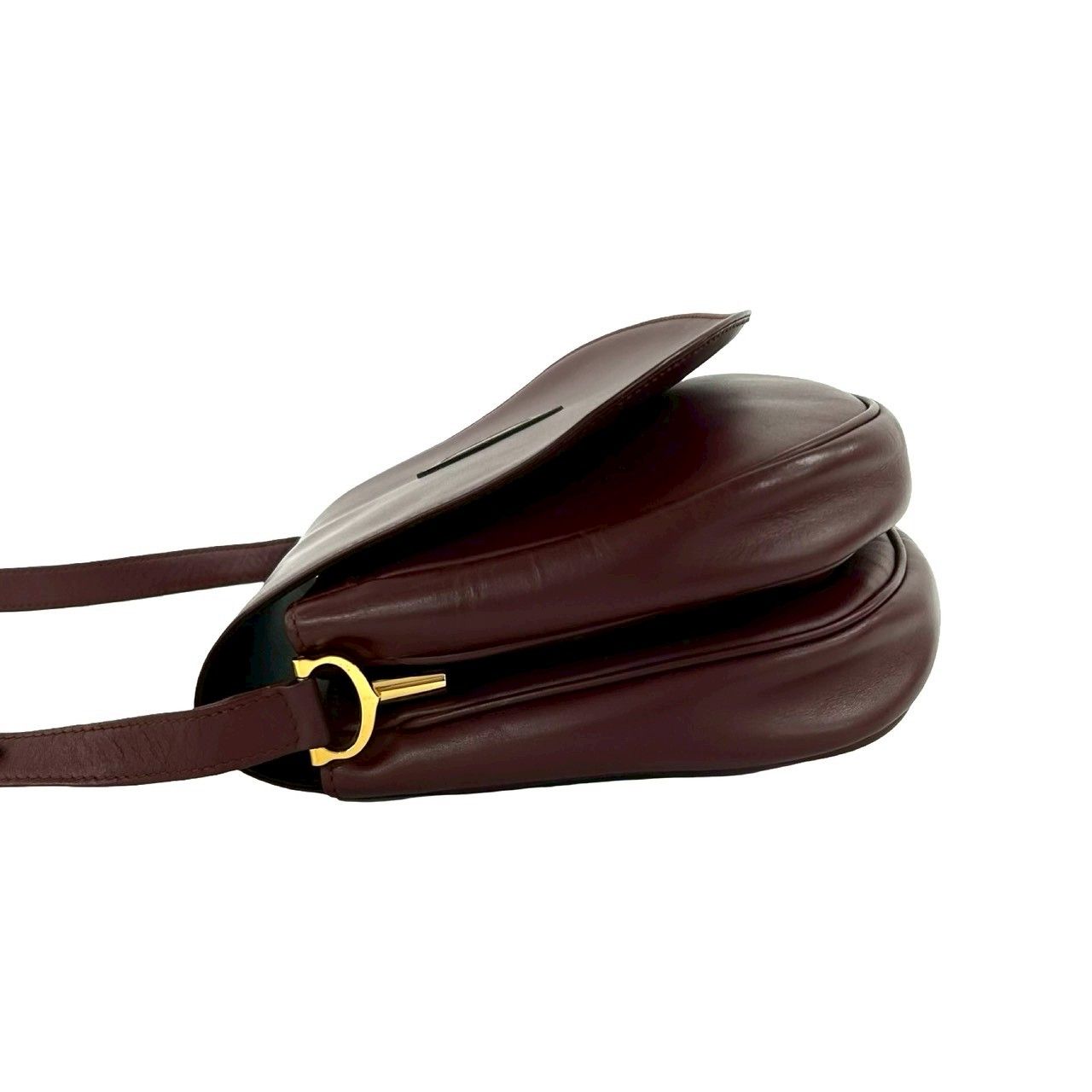 極 美品 CARTIER カルティエ ヴィンテージ マストライン レザー