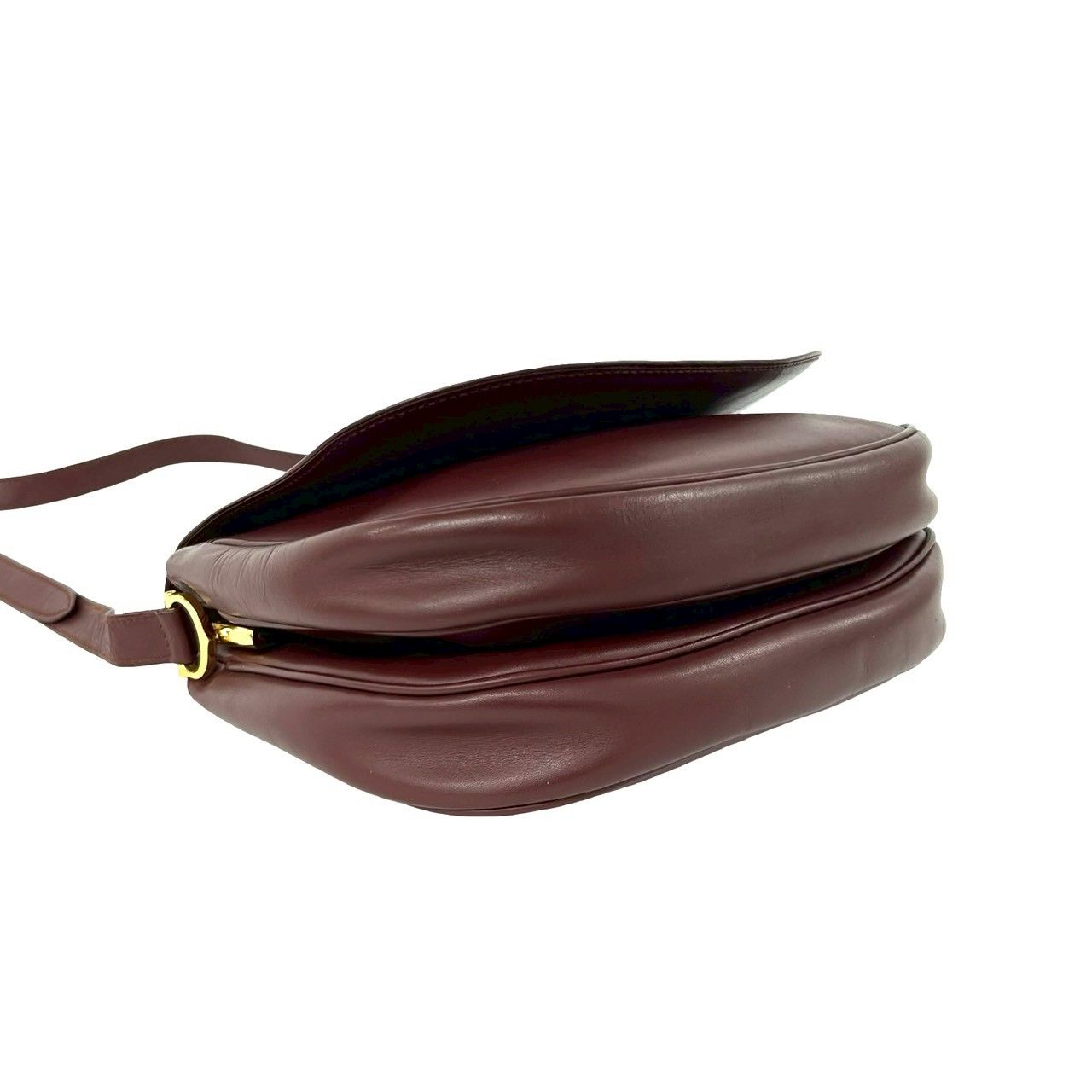 極 美品 CARTIER カルティエ ヴィンテージ マストライン レザー