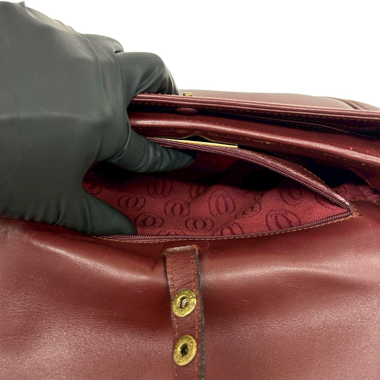 極 美品 CARTIER カルティエ ヴィンテージ マストライン レザー