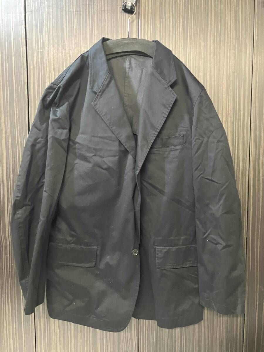 00s Y's for men tailored jacket コットン3bジャケット　サイズ4 ブラック　ワイズフォーメンMQ-J42-001