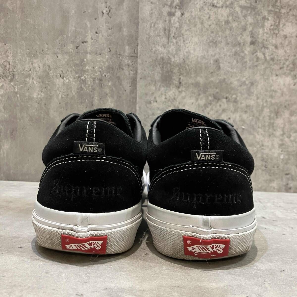 VANS スニーカー ×Supreme Sid Black size 27.5 ブラック バンズ 
