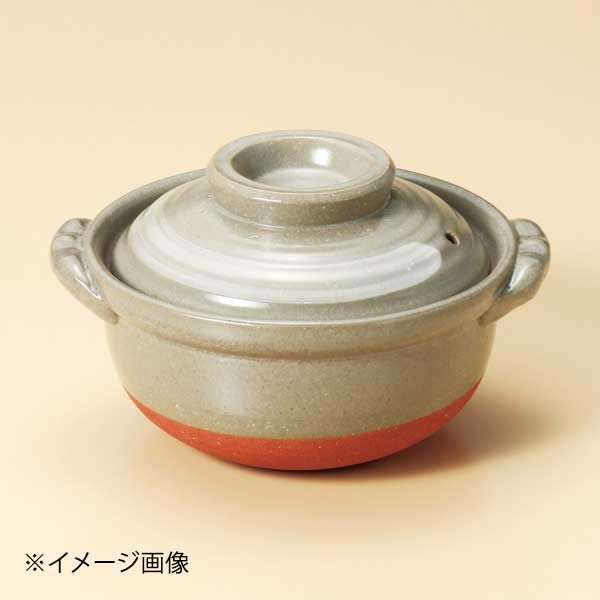 【新品】京風白刷毛目ダルマ雑炊鍋(萬古焼)