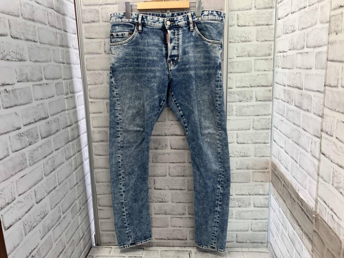 DSQUARED2 / ジーンズ / sexy twist jean / S74LB0567 / ボタンフライ加工 / イタリア製 / M / インディゴ /ディースクエアード