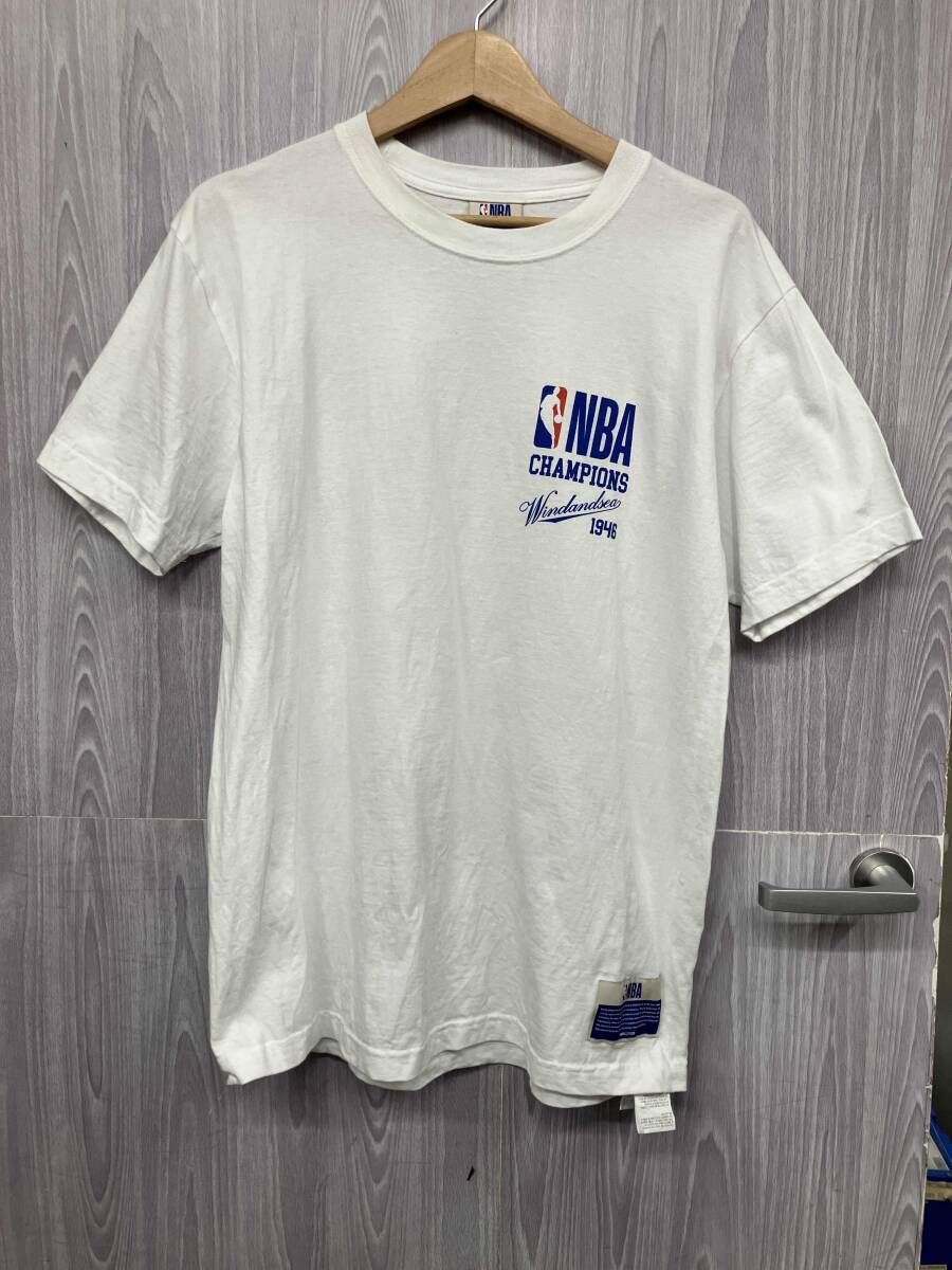 WIND AND SEA × NBA / ウィンドアンドシー × エヌビーエー 半袖Tシャツ ホワイト サイズ L