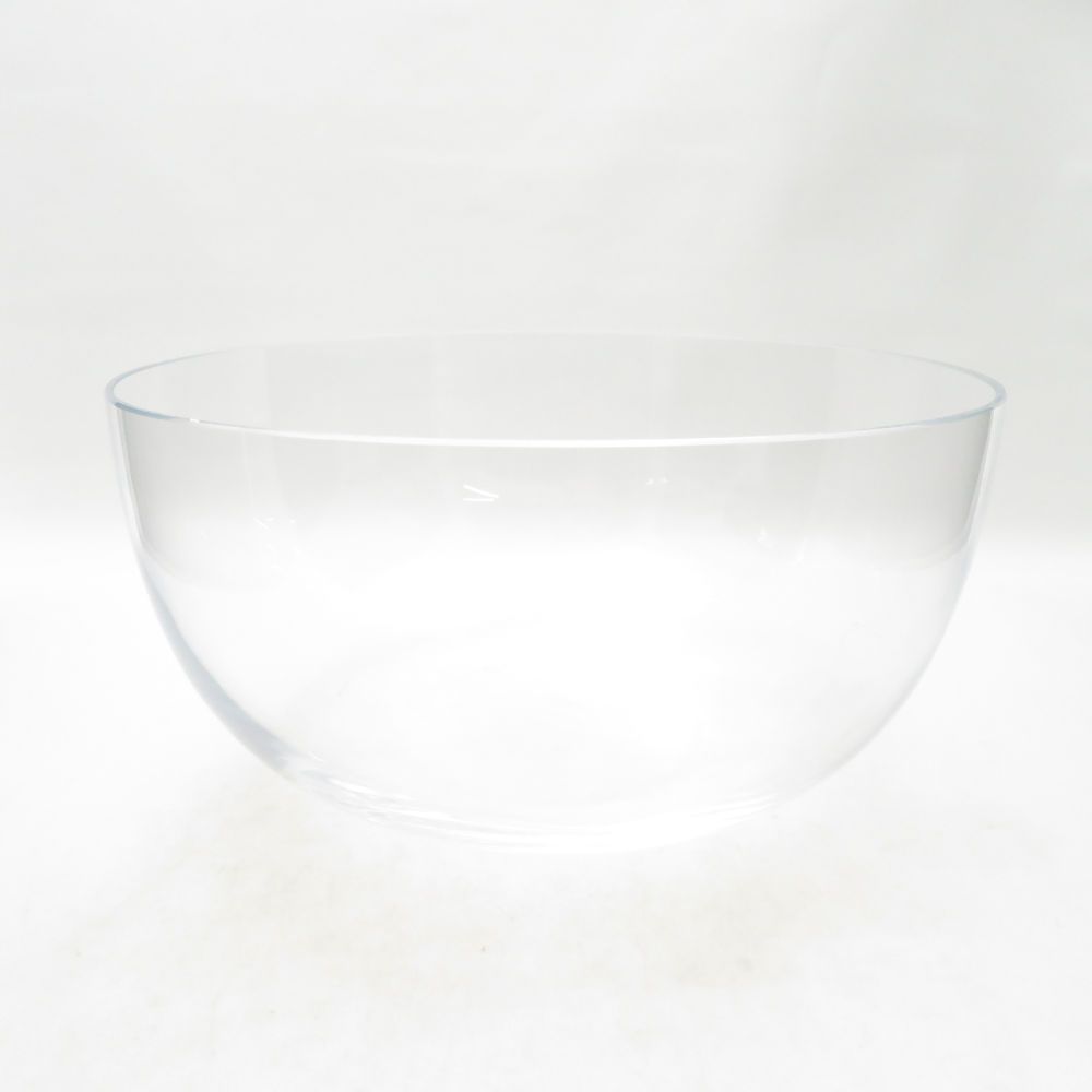美品 Holmegaard ホルムガード MINIMA SALAD ミニマ サラダボウル マウスブローガラス 24cm 3,700ml 大鉢 北欧 デンマーク製 SU14196B3