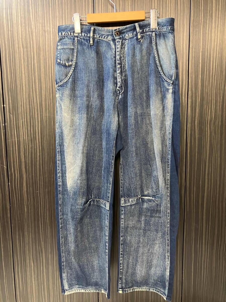 26ss Y's TA/PE CREPE DE CHINE OVERALLS パンツ　サイズ2 インディゴ　ワイズ