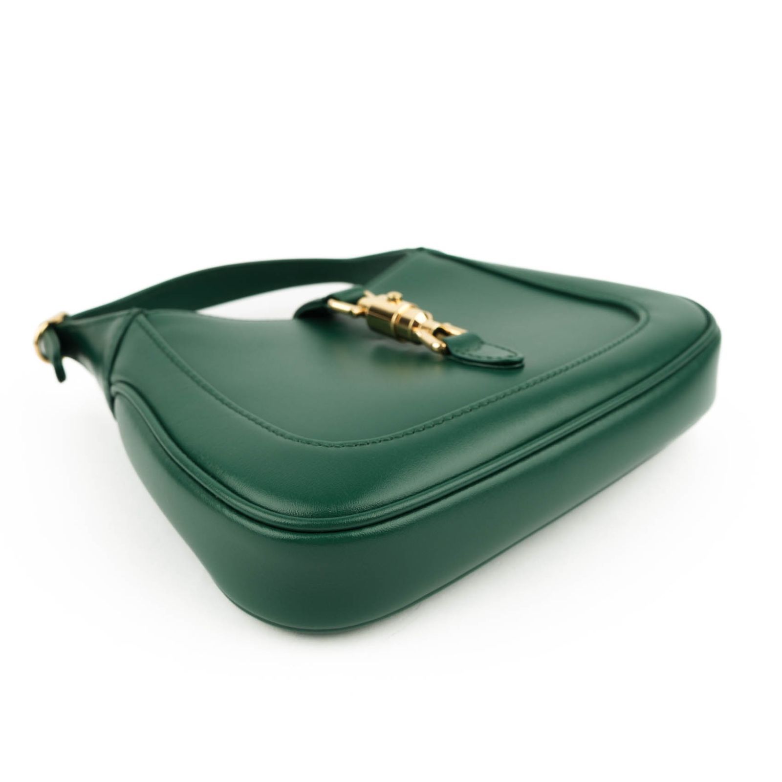 極美品】グッチ ジャッキー1961 スモール 緑 レザー ショルダーバッグ 