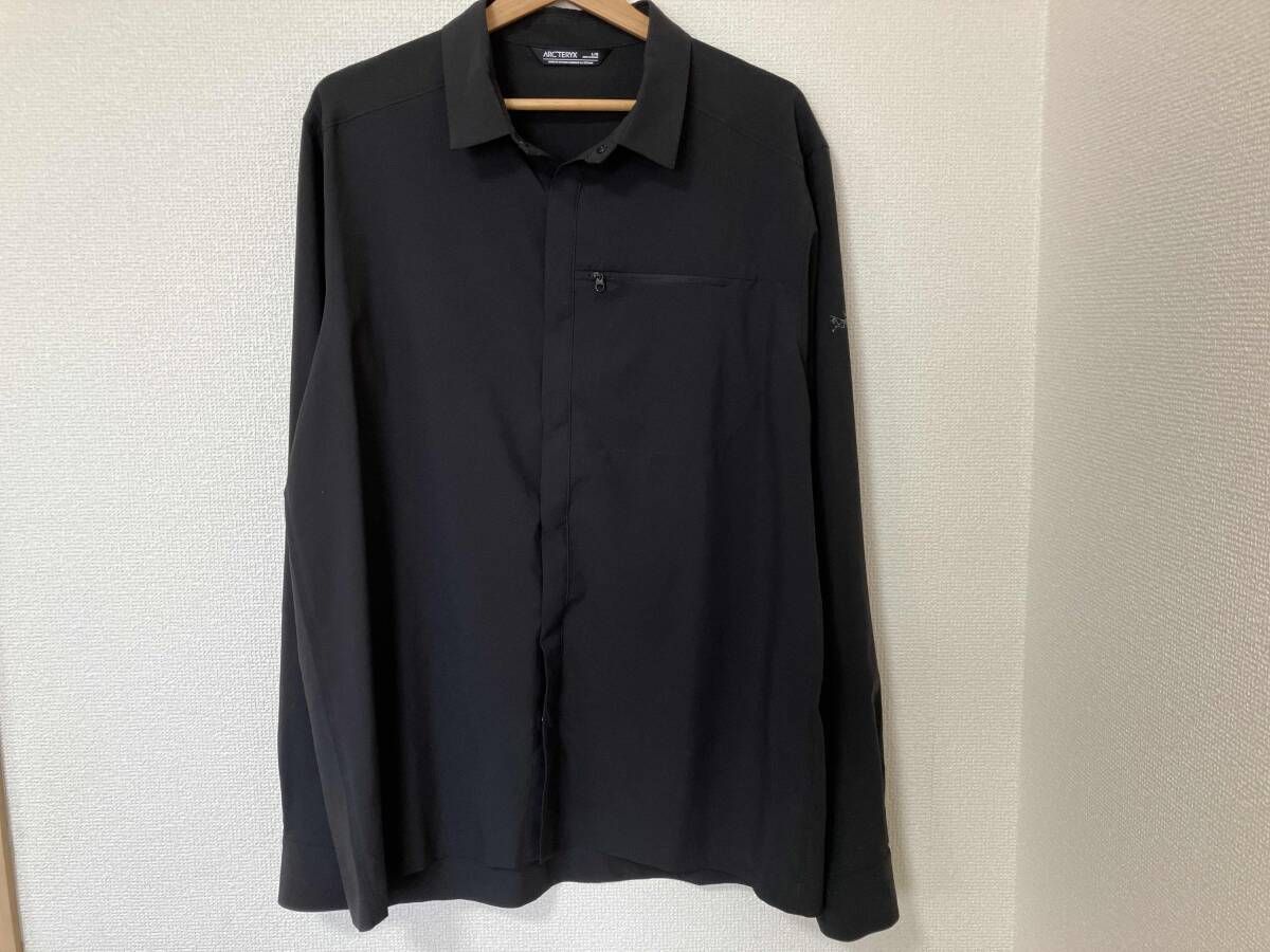 ARC'TERYX/長袖シャツ/SKYLINE LS SHIRT/Lサイズ/ブラック