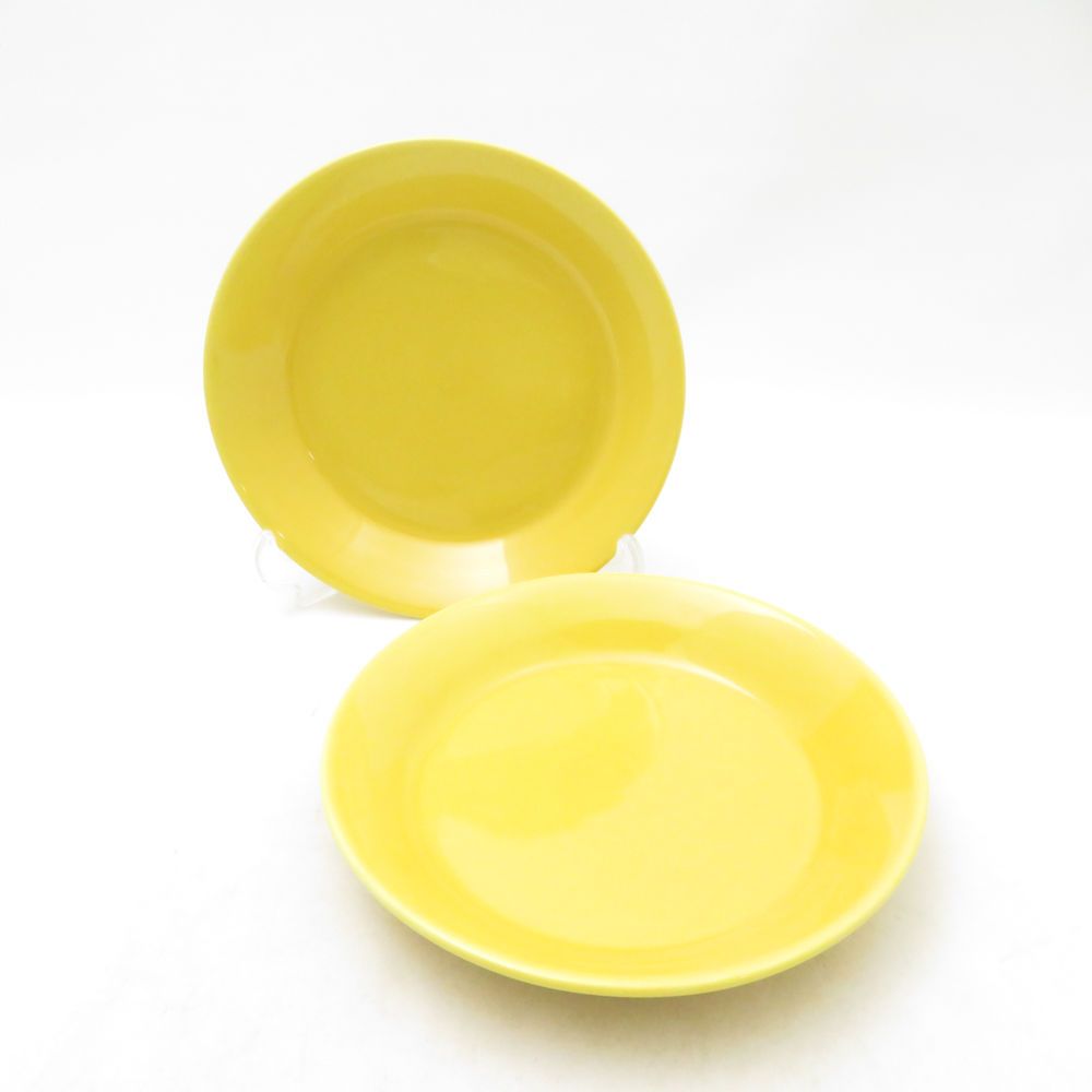   GARDEN MAZE 黄色の皿2枚 美品 iittala イッタラ ティーマ 中皿 2枚 ハニー ペア 14cmプレート