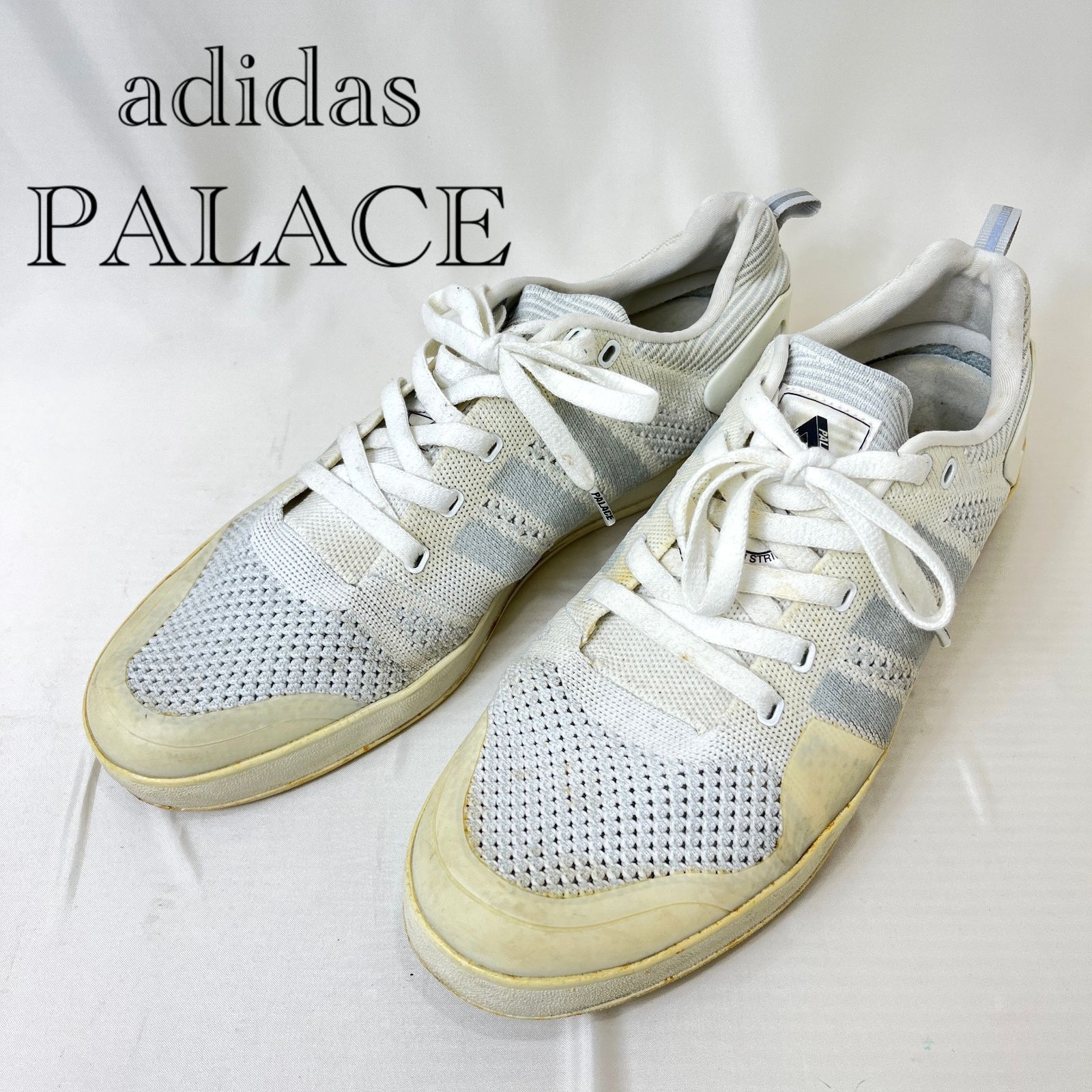 adidas PALACE コラボスニーカー size27.5 ホワイト アディダス 箱無し