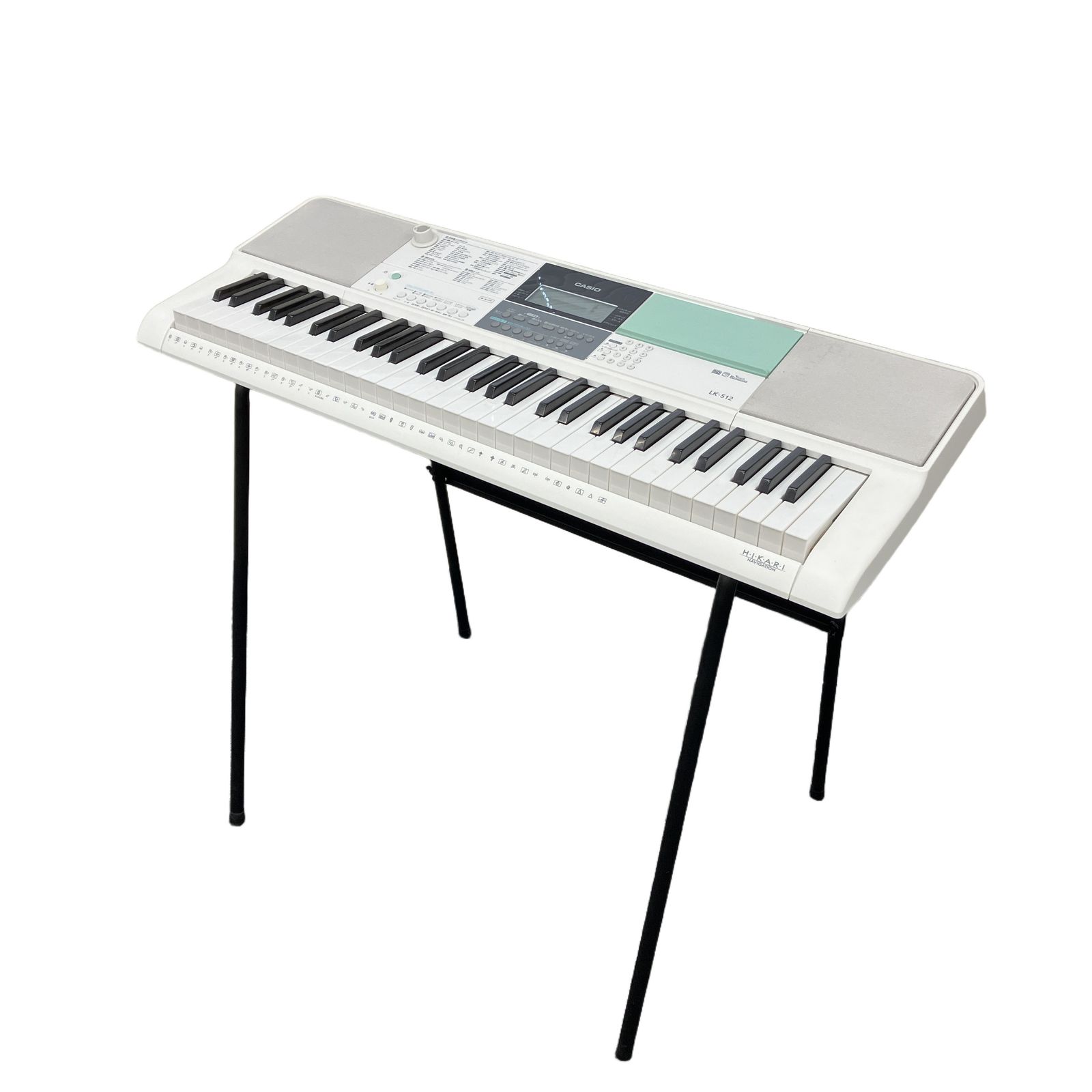 CASIO カシオ LK-512 光ナビゲーションキーボード 2019年製 楽器 鍵盤 中古 K11238534
