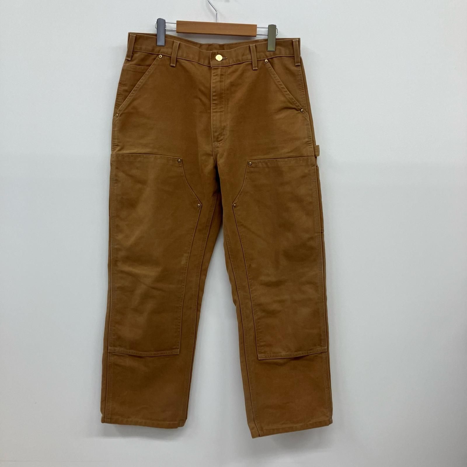 【イオン広店】 中古 Carhartt | カーハート パンツ ダブルニ― ダックパンツ ブラウン 【107】